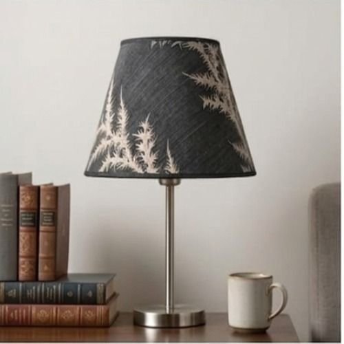 The Thistle Noir Embroidered Table Lamp