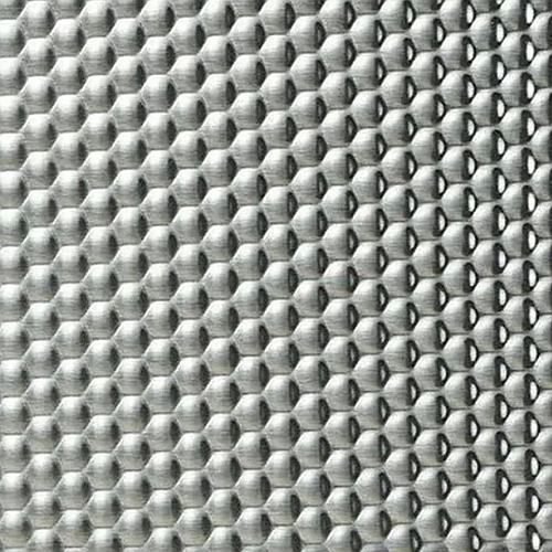Stainless Steel Gold Linen Finish Sheet