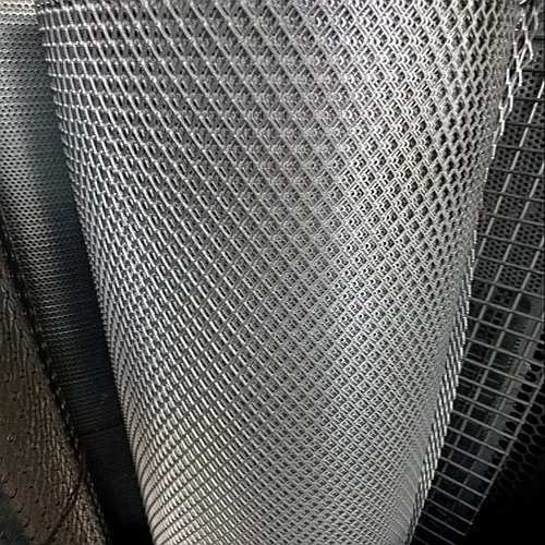19 Gauge Silver Expanded Metal Mesh