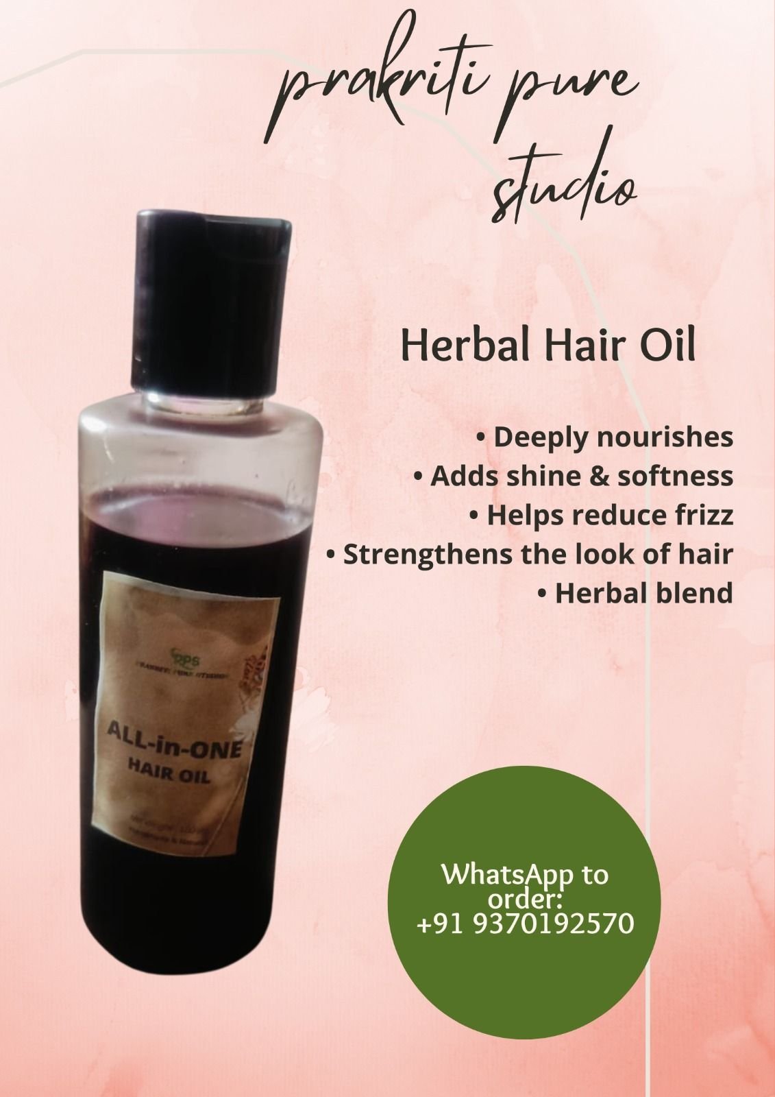 herbal hair oil