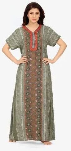 Ladies Cotton Long Nighty