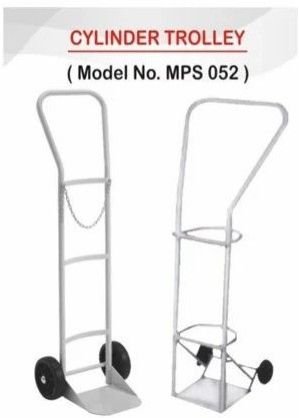 Mild Steel Oxygen Cylinder Trolley