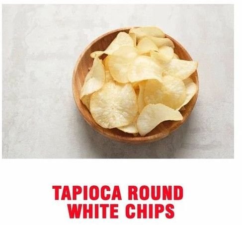 Salted Round White Tapioca Chips