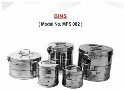 Stainless Steel Storage Bin Set