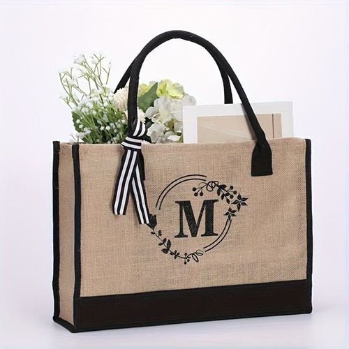 Jute Printed Shopping Bags
