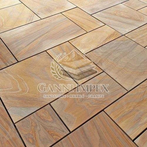Anti Skid Rainbow Pattern Sandstone Tiles