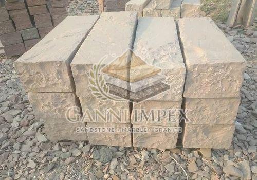 Rough Teakwood Sandstone Block