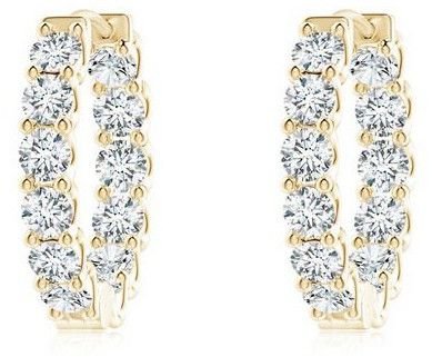 Diamond Hoop Earrings