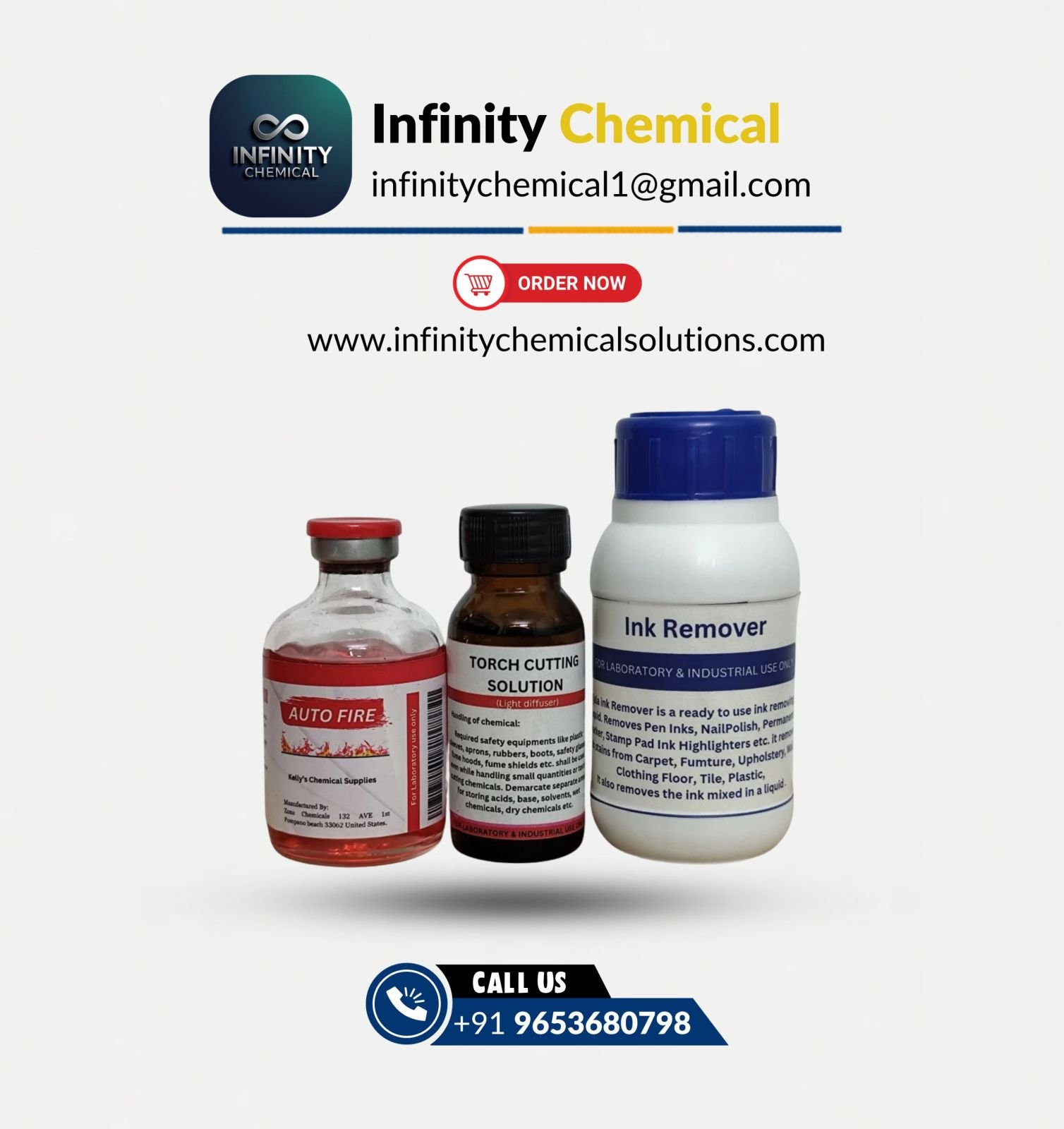 Ink Remover, Torch Cutting, Auto Fire Pack