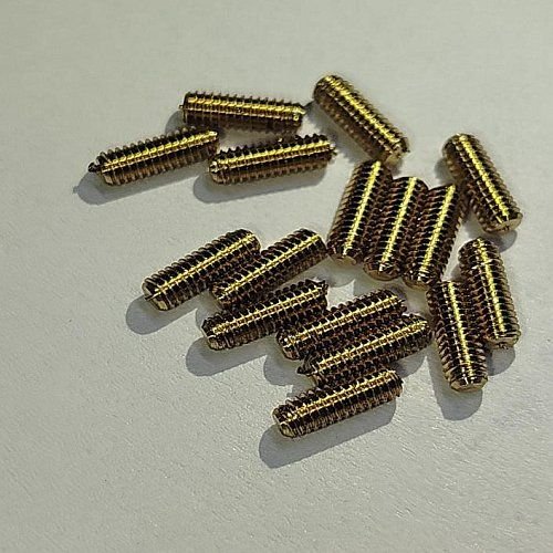 M2.5X7mm Brass Grub Screw M2.5X7mm Brass Grub Screw