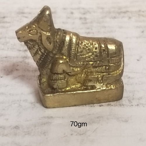 Pure Brass Nandi Statue