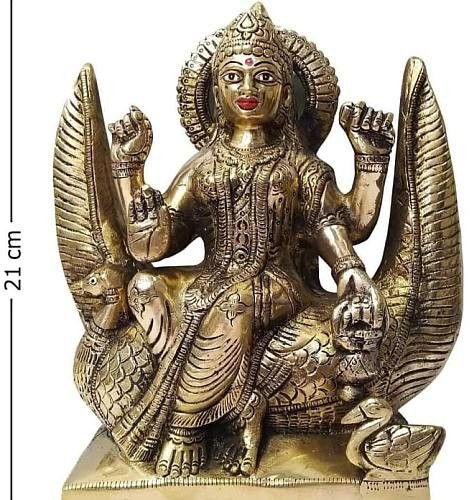 Brass Brahmani Maa Statue
