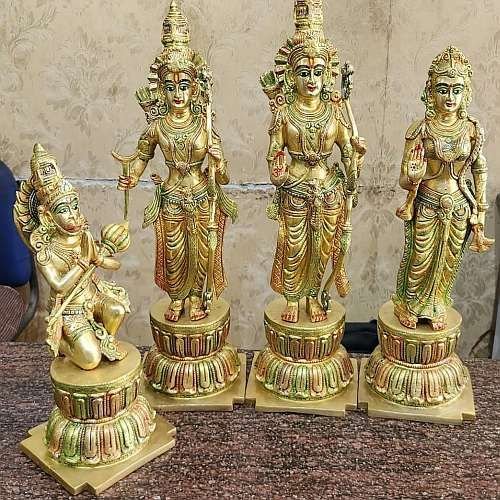 Brass RAM Darbar Statue