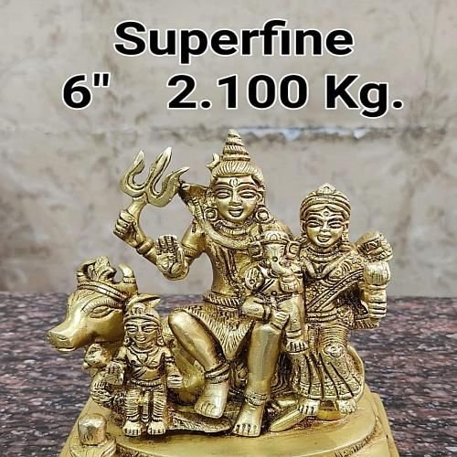 Brass Shiv Parivar Statue