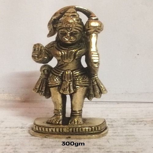 Brass Standing Hanuman Ji Statue