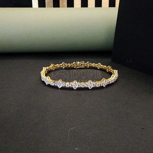 Exclusive Round Cut Moissanite Diamond Bracelet