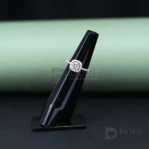 IGI Certified Ladies Round Solitaire Diamond Ring