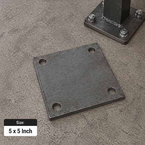 127x127mm Mild Steel Square Base Plate