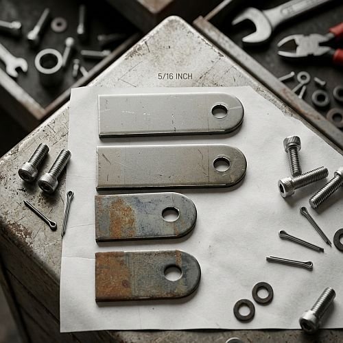 77mm Mild Steel Gate Fitting Hole Pass