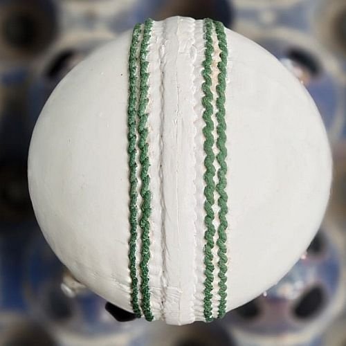 Test White Leather Cricket Ball