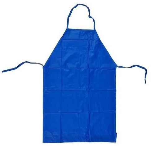 Blue Plain Disposable Apron