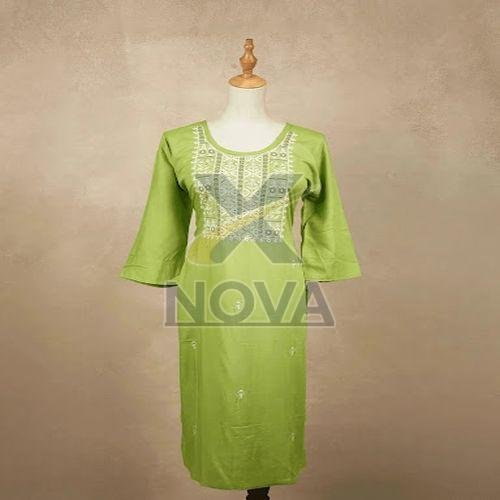 Ladies Plain Cotton Kurti