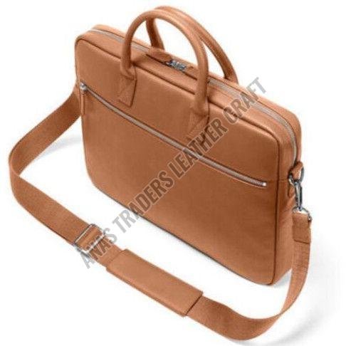 Slim Office Leather Laptop Bag