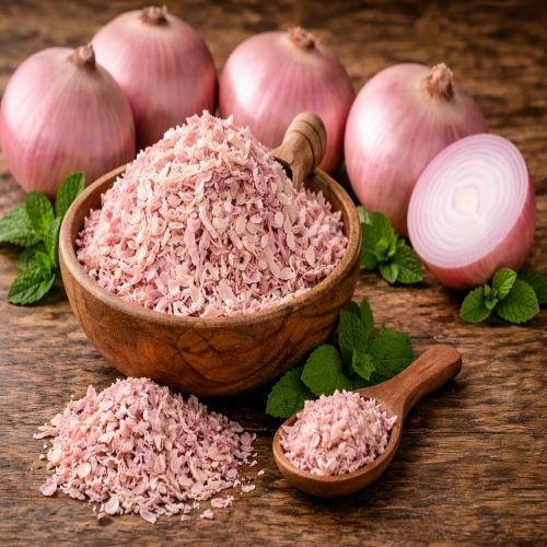 Dehydrated Pink Onion Flakes