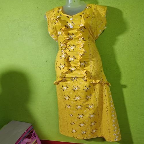 Floral Printed Cotton Nighty