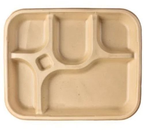 5 CP Bagasse Disposable Plate