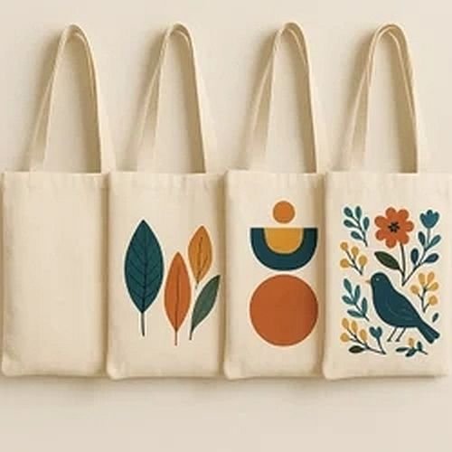 Cotton Printed Tote Bag