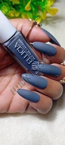 Ellicia Elegant Gray Matte Nail Polish