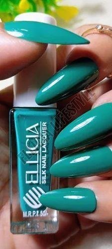 Ellicia Peacock Green Matte Nail Polish