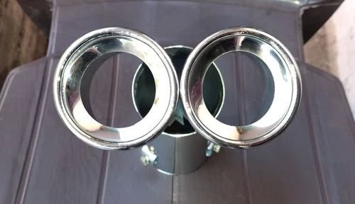 Stainless Steel Universal Dual Car Exhaust Muffler