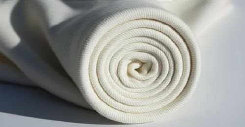 Needle Drop Single Rib Knitted Fabric
