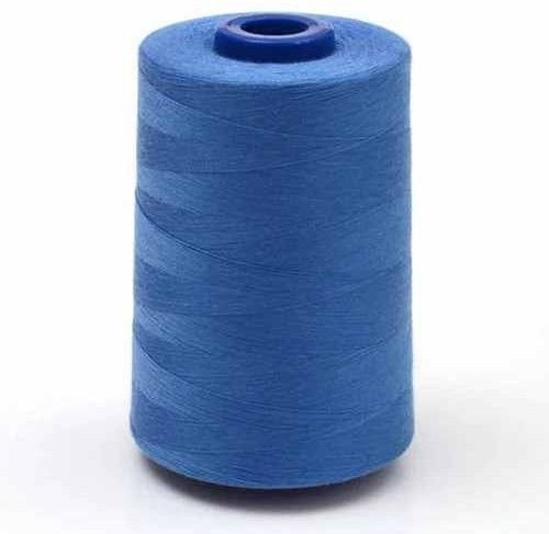 Blue 2 Ply Spun Polyester Sewing Thread