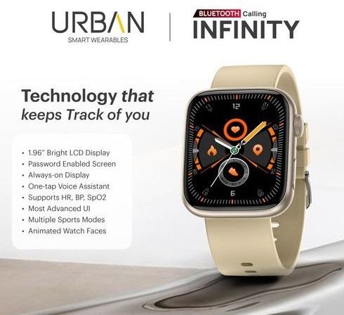 Urban Infinity Bluetooth Calling Smart Watch Urban Infinity Bluetooth Calling Smart Watch