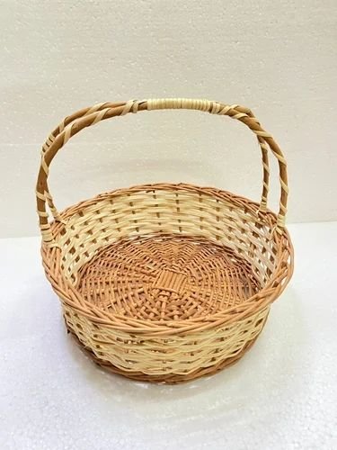Handmade Wicker Handle Basket