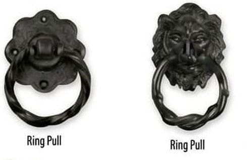 Black Iron Ring Pull