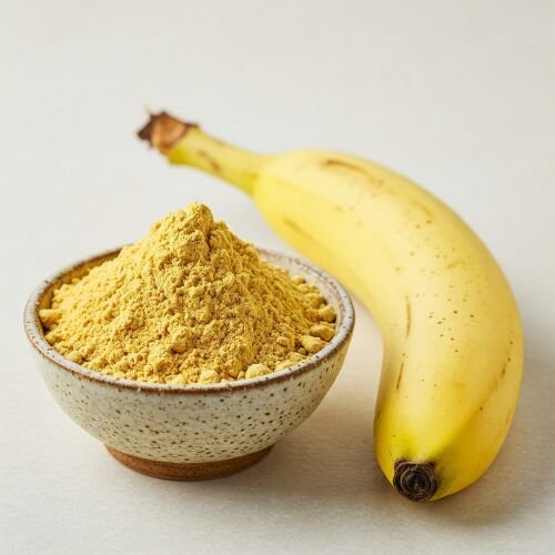Sun Dried Yellow Banana Powder