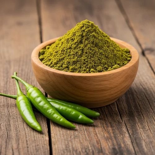 Dehydrated Green Chili Powder