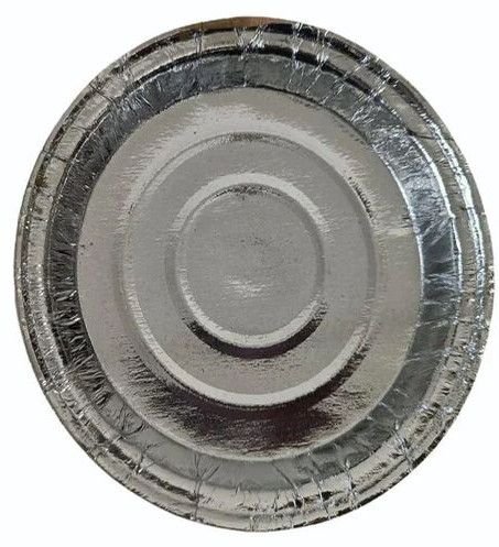 7 inch disposable Silver Paper Plates