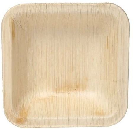 4 Inch Areca Leaf Square Bowl