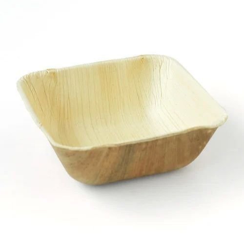 5.5 Inch Areca Leaf Square Bowl