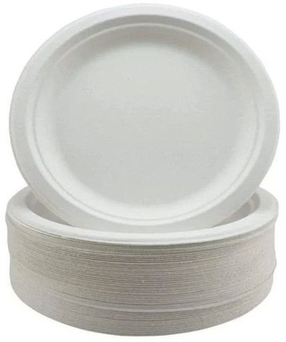 6 Inch Bagasse Round Plate