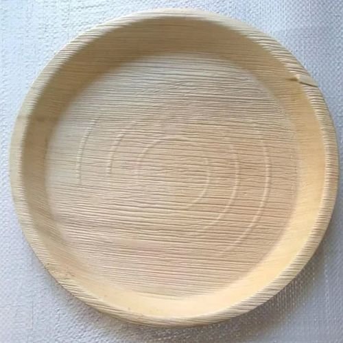8 Inch Areca Leaf Round Plate