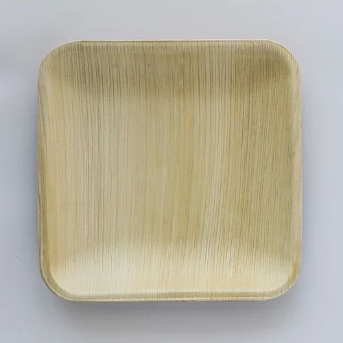 8 Inch Areca Leaf Square Plate