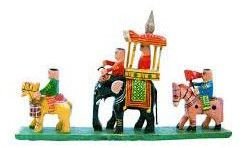 Wooden Handcrafted Barat Decor Set