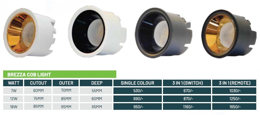Brezza Cob Light Brezza Cob Light