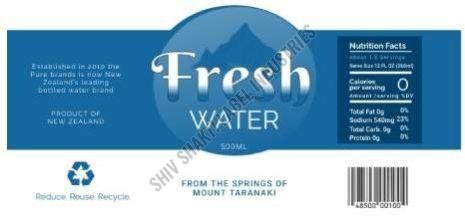 Water Bottle Label Water Bottle Label